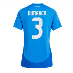 Italien Federico Dimarco #3 Heimtrikot EM 2024 Kurzarm